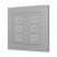 Выключатель сенсорный KNX, с подсветкой клавиш, 55х55мм Zennio Tecla 55 X1/X2/X4/X6