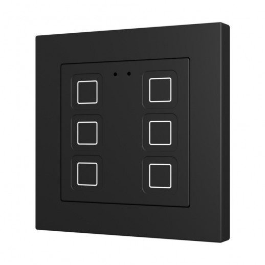 Выключатель сенсорный KNX, с подсветкой клавиш, 55х55мм Zennio Tecla 55 X1/X2/X4/X6