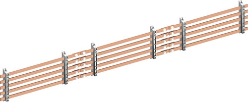 ABB CombiLine-M Шины 20x5 мм, ширина 4 (ZX1095)