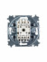 ABB EPJ Levit слоновая кость / белый Переключатель перекрёстный 1-клавишный