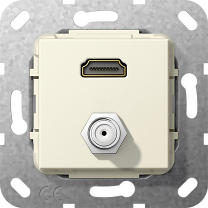 Gira Разъем HDMI, гнездо SAT F
