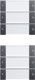 Gira KNX Прозрачный/антрацит Комплект клавиш, (компл=6 шт.)