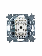 ABB EPJ Levit кофе макиато / белый Переключатель перекрёстный 1-клавишный,