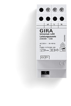 Gira Вставка универcального LED светорегулятора c доп. мощностью REG System 3000