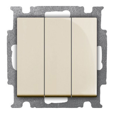 ABB BJB Basic 55 Беж Выключатель 3-клавишный, 16А