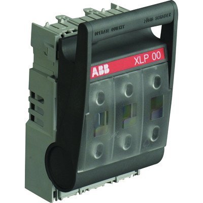 ABB XLP Рубильник откидной XLP00-A60/60-3BC-Up под предохранители до 160А монтаж на шины