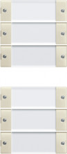 Gira KNX S-55 Крем глянец Комплект клавиш для сенсор.выкл. 6 шт