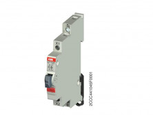 ABB E217-16-01C Кнопка с подсветкой красная на DIN-рейку