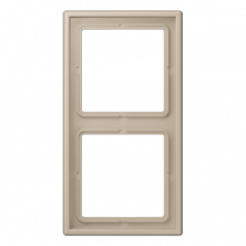 JUNG LS 990 Ombre naturelle claire(32142) Рамка 2-ая