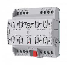 Актуатор KNX жалюзийный, 4-канальный Zennio MAXinBOX SHUTTER 4CH v3 ZIOMBSH4V3