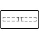 ABB MA6 Шильдик MA6-1045 с текстом Stop