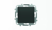 ABB SKY Чёрный бархат Заглушка с суппортом