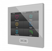 Панель сенсорная KNX, с экраном 2.8 дюймов для рамок 70x70мм Zennio Z28