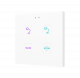ZVITR4W Сенсорный переключатель 4 кнопки белый с RGB-подсветкой Zennio Tecla RGB 4 PC-ABS
