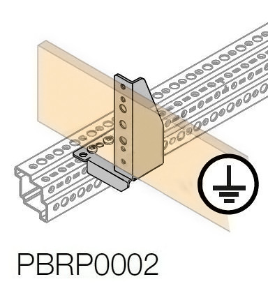 ABB Держатель для шины PE, (2 шт.)
