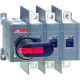 ABB OT250E03WC Рубильник реверсивный до 250А 3-полюсный (без ручки у правления) с увел. межфаз. раст