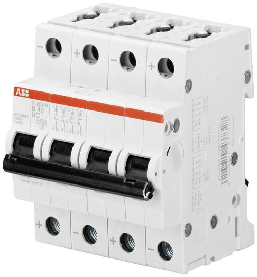 ABB Выключатель автоматический 4-полюсной S204M C32UC