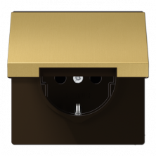 JUNG LS990 Розетка штепсельная Schuko 16A 250V, с крышкой