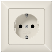 JUNG SCHUKO®-розетка 16 A / 250 B ~ с защитой от детей, слоновая кость