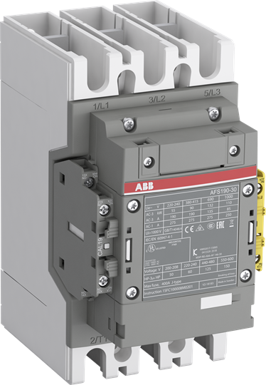 ABB Контактор AFS190-30-12-14 для систем безопасности, с универсальной катушкой управления 250-500В AC/DC