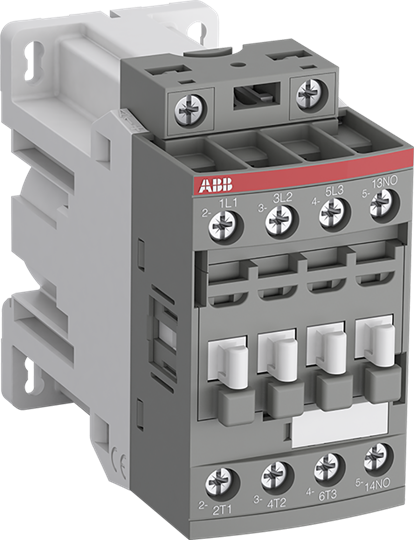 ABB Контактор AF09Z-30-10-30 с катушкой управления 24 В DC для подключения к ПЛК