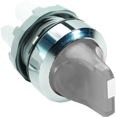ABB M2SS2-21C Переключатель (коротк. ручка) прозрачный 2-х позиционный с подсветкой (только корпус) 90# с фиксацией