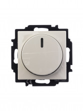ABB BJB Basic 55 Беж Светорегулятор поворотно-нажимной 60-400 Вт для л/н