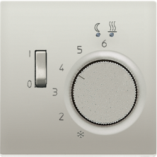 JUNG LS 990 Edelstahl Регулятор теплого пола, 10(4)А