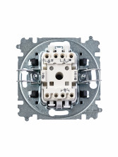 ABB EPJ Levit антрацит / дымчатый чёрный Выключатель кнопочный 1-клавишный