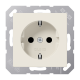 JUNG Штепсельная розетка SCHUKO 16A 250V~ с защитой от детей слоновая кость