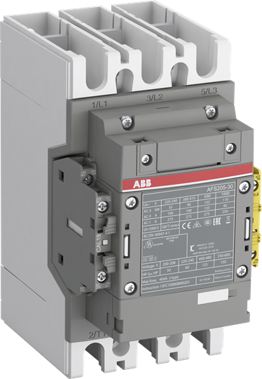 ABB Контактор AFS205-30-12-11 для систем безопасности, с универсальной катушкой управления 24-60В AC/DC