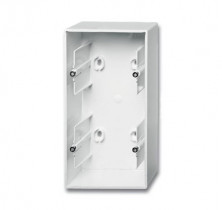 ABB BJB Basic 55 Бел Коробка для открытого монтажа, 2-постовая