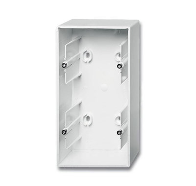 ABB BJB Basic 55 Бел Коробка для открытого монтажа, 2-постовая