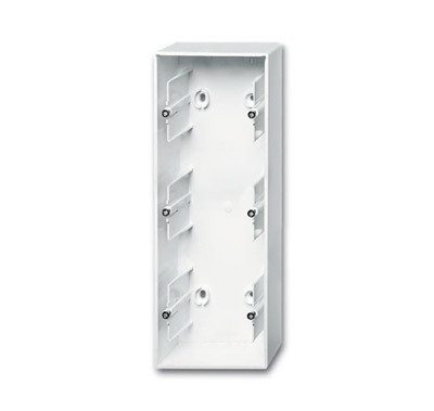 ABB BJB Basic 55 Бел Коробка для открытого монтажа, 3-постовая