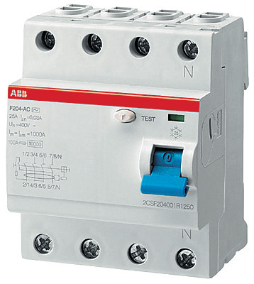 ABB F204A УЗО 4Р 125A 300mA (A)